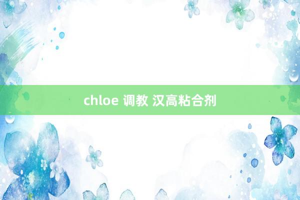 chloe 调教 汉高粘合剂